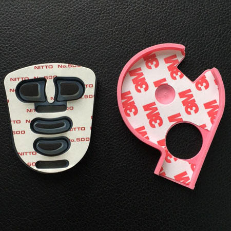 喷涂镭雕背胶按键